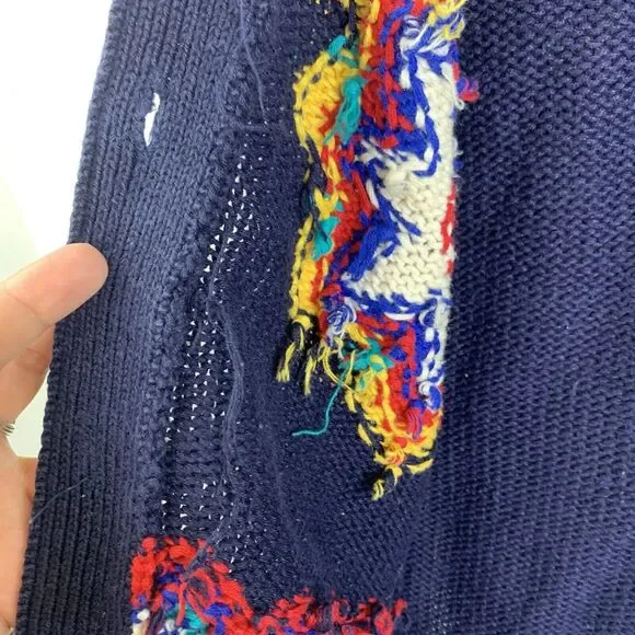 Vintage 90s Grandma Sweater Cardigan Women's sz S Small Knit Retro Cottagecore - Picture 14 of 16